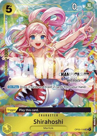 Shirahoshi (CS 2024 Celebration Pack) (OP03-116) - [One Piece Promotion Cards] Foil