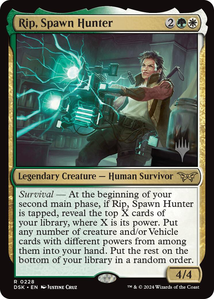 Rip, Spawn Hunter (Promo Pack) [Duskmourn: House of Horror Promos] Foil
