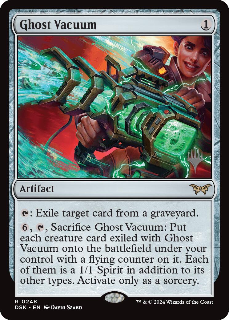 Ghost Vacuum (Promo Pack) [Duskmourn: House of Horror Promos] Foil