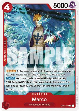 Marco (OP02-018) - [Starter Deck 15: RED Edward.Newgate]
