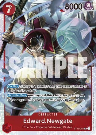 Edward.Newgate (ST15-002) (ST15-002) - [Starter Deck 15: RED Edward.Newgate] Foil