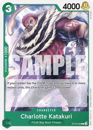 Charlotte Katakuri (ST16-003) - [Starter Deck 16: GREEN Uta]