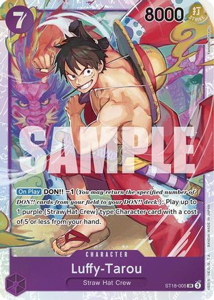 Luffy-Tarou (ST18-005) - [Starter Deck 18: PURPLE Monkey.D.Luffy] Foil
