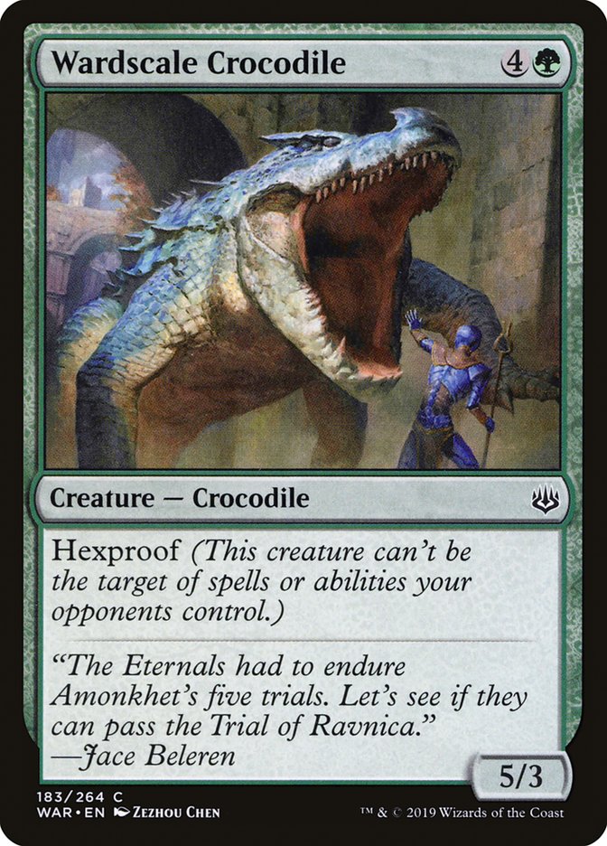 Wardscale Crocodile [War of the Spark] Foil