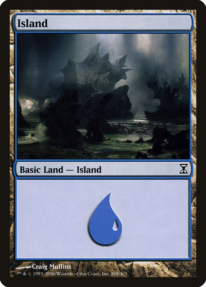 Island (288) [Time Spiral] Foil