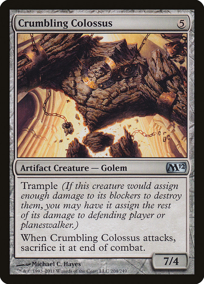 Crumbling Colossus [Magic 2012] Foil