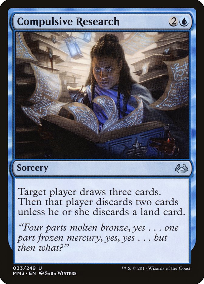 Compulsive Research [Modern Masters 2017] Foil