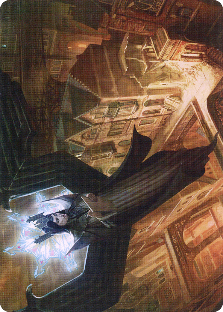 Angelic Sleuth // Angelic Sleuth  [New Capenna Art Series] (Borderless) Foil