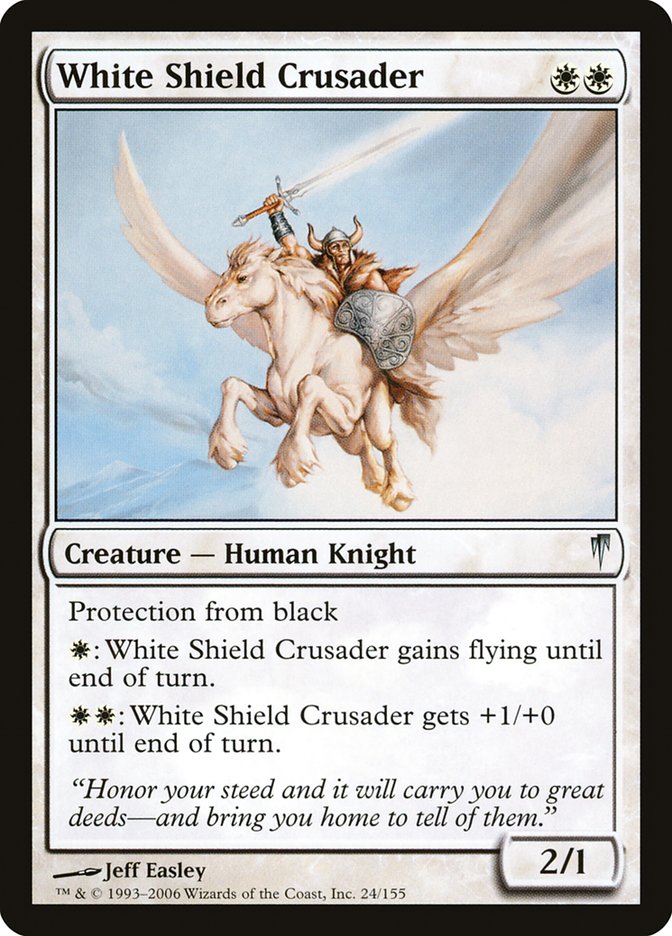 White Shield Crusader [Coldsnap] Foil