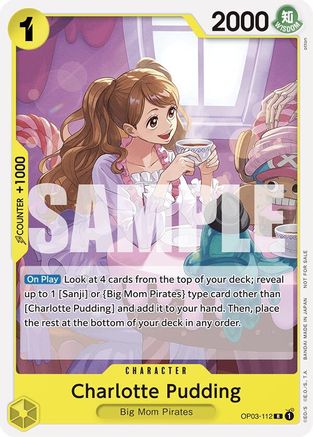 Charlotte Pudding (Tournament Pack 2024 Oct.-Dec.) (OP03-112) - [One Piece Promotion Cards]