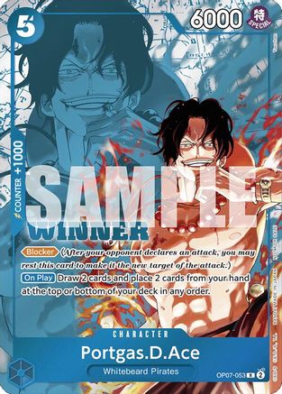 Portgas.D.Ace (Winner Pack 2024 Oct.-Dec.) (OP07-053) - [One Piece Promotion Cards] Foil