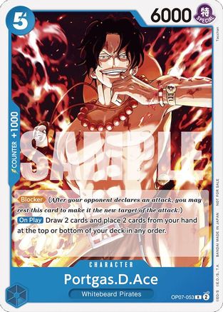 Portgas.D.Ace (Tournament Pack 2024 Oct.-Dec.) (OP07-053) - [One Piece Promotion Cards]