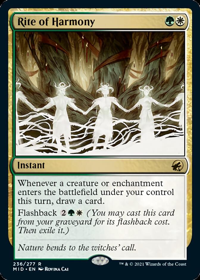 Rite of Harmony [Innistrad: Midnight Hunt] Foil