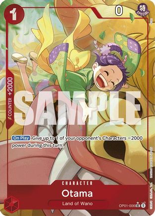 Otama (Alternate Art) (OP01-006) - [Premium Booster -The Best-] Foil