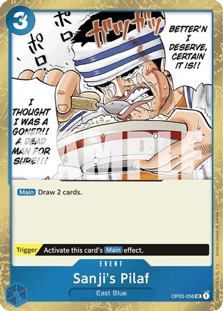 Sanji's Pilaf (Jolly Roger Foil) (OP03-056) - [Premium Booster -The Best-] Foil