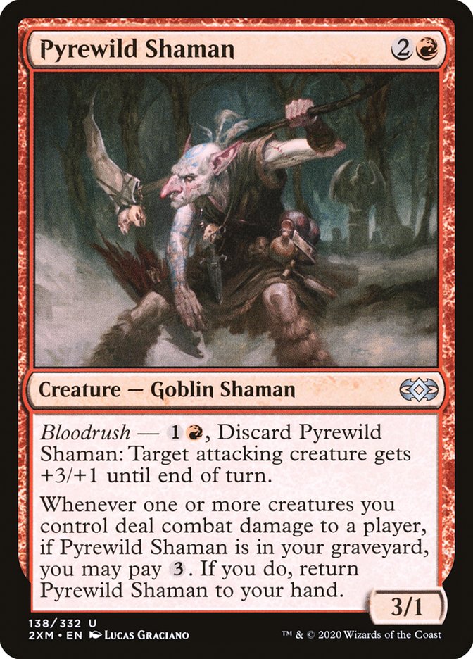 Pyrewild Shaman [Double Masters] Foil