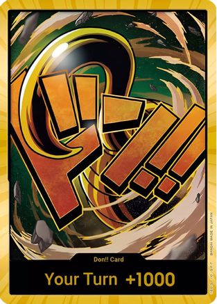 DON!! Card (Crocodile) (Gold) - [Premium Booster -The Best-] Foil