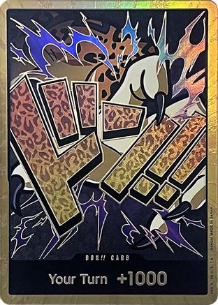 DON!! Card (Rob Lucci) (Gold) - [Premium Booster -The Best-] Foil