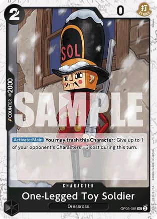 One-Legged Toy Soldier (Jolly Roger Foil) (OP05-081) - [Premium Booster -The Best-] Foil