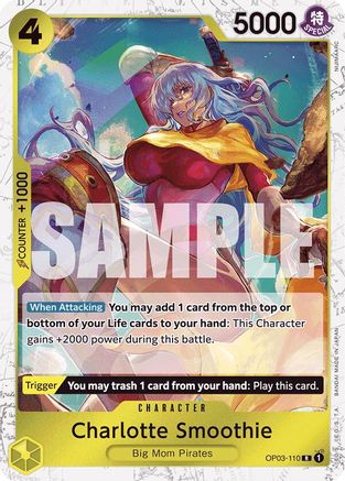 Charlotte Smoothie (Jolly Roger Foil) (OP03-110) - [Premium Booster -The Best-] Foil
