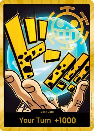 DON!! Card (Trafalgar Law) (Gold) - [Premium Booster -The Best-] Foil
