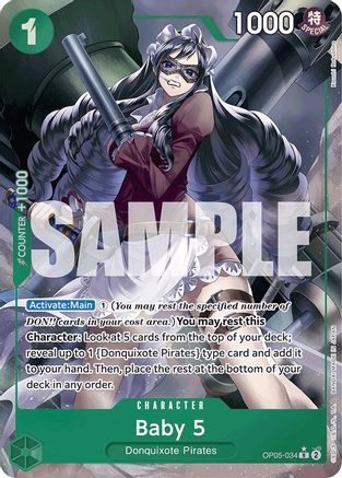 Baby 5 (OP05-034) (Full Art) (OP05-034) - [Premium Booster -The Best-] Foil