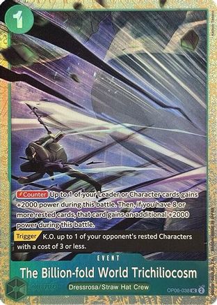 The Billion-fold World Trichiliocosm (Premium Card Collection -Best Selection Vol. 2-) (OP06-038) - [One Piece Promotion Cards] Foil