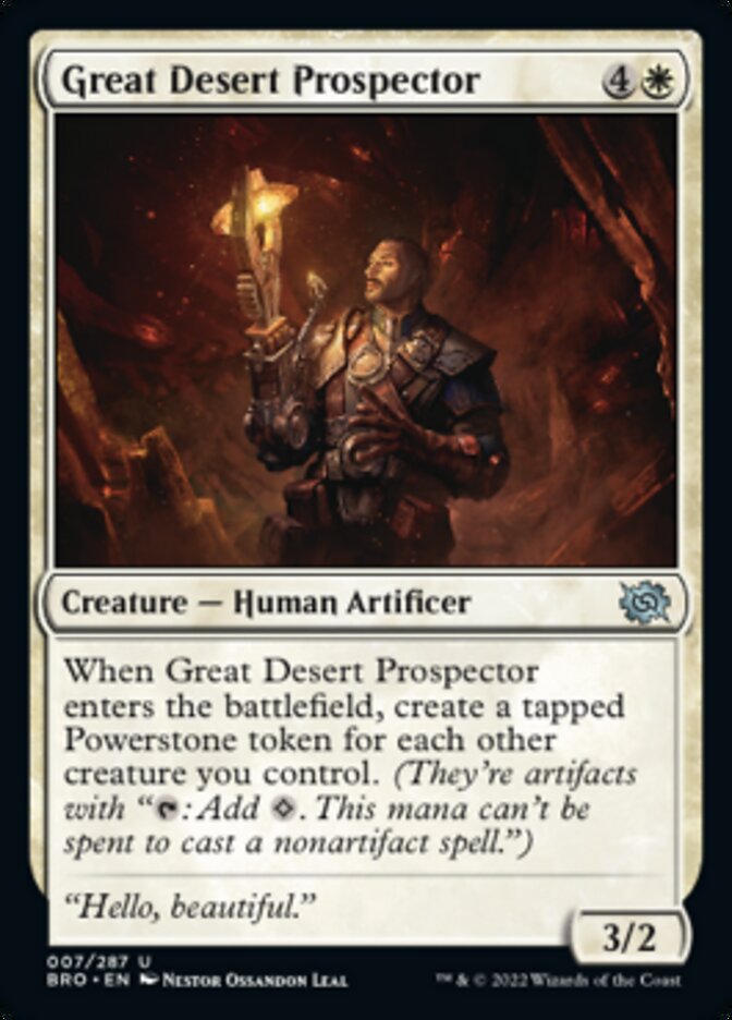 Great Desert Prospector [The Brothers' War] Foil