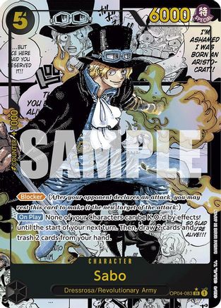 Sabo (OP04-083) (Manga) (OP04-083) - [Premium Booster -The Best-] Foil
