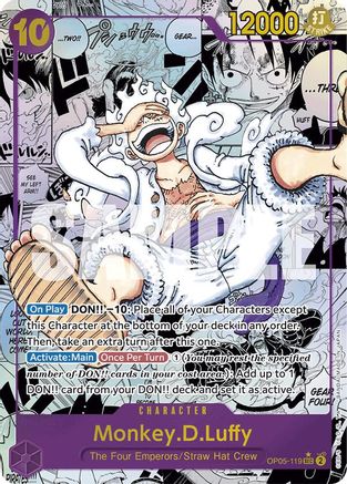 Monkey.D.Luffy (OP05-119) (Manga) (OP05-119) - [Premium Booster -The Best-] Foil