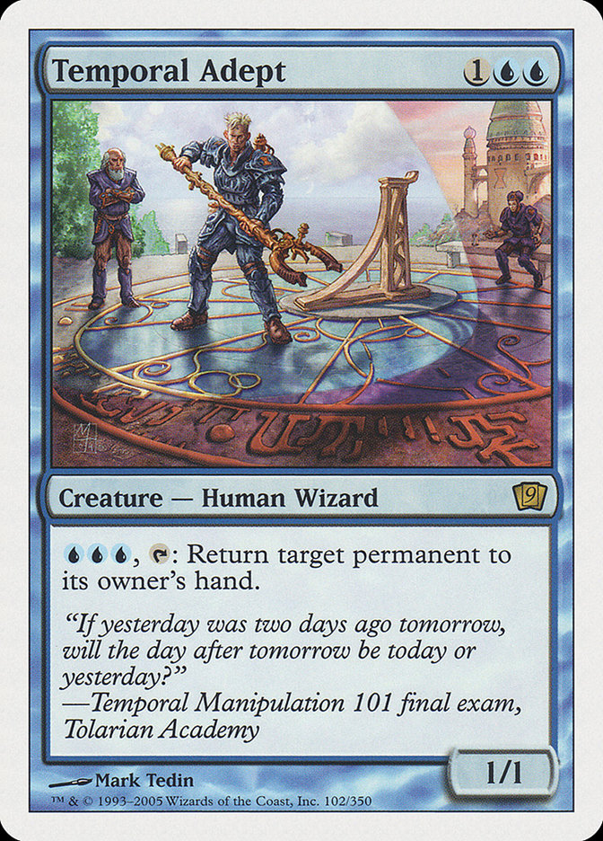 Temporal Adept [Ninth Edition] Foil