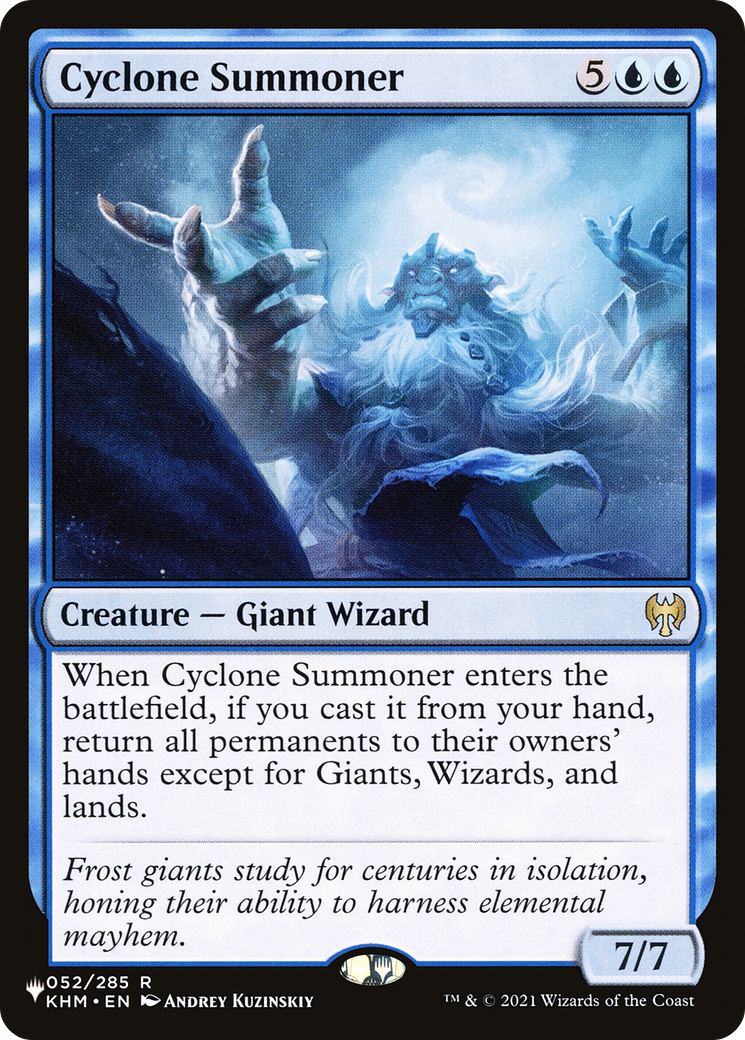 Cyclone Summoner  [The List Reprints]