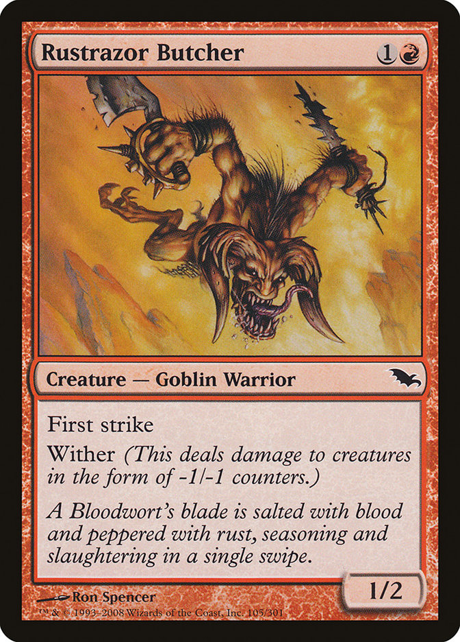 Rustrazor Butcher [Shadowmoor] Foil