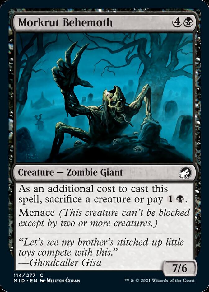 Morkrut Behemoth [Innistrad: Midnight Hunt] Foil