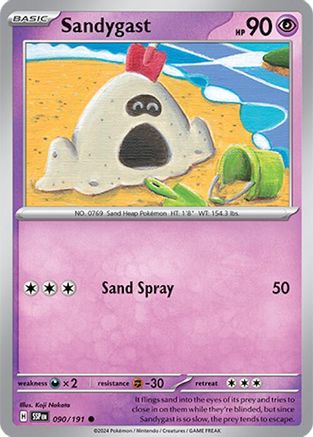 Sandygast (090/191) [Scarlet & Violet: Surging Sparks] Reverse Holofoil
