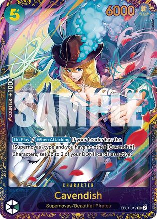Cavendish (Treasure Cup 2024) (EB01-012) - [One Piece Promotion Cards] Foil