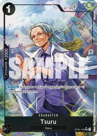 Tsuru (Full Art) (OP02-106) - [Premium Booster -The Best-] Foil