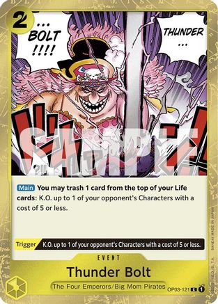 Thunder Bolt (Jolly Roger Foil) (OP03-121) - [Premium Booster -The Best-] Foil