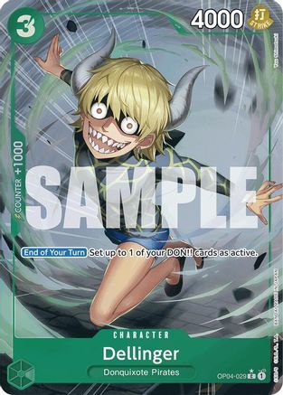 Dellinger (Full Art) (OP04-029) - [Premium Booster -The Best-] Foil