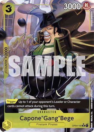 Capone"Gang"Bege (OP04-100) (Full Art) (OP04-100) - [Premium Booster -The Best-] Foil