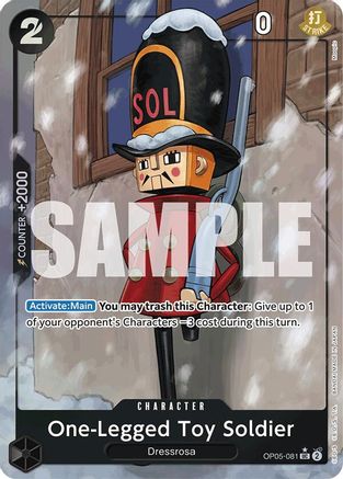 One-Legged Toy Soldier (Full Art) (OP05-081) - [Premium Booster -The Best-] Foil