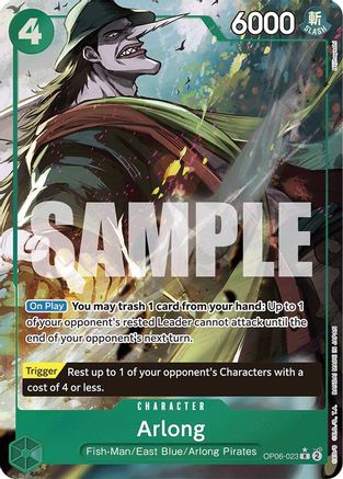 Arlong (Full Art) (OP06-023) - [Premium Booster -The Best-] Foil