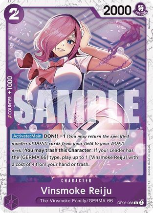 Vinsmoke Reiju (OP06-068) (Jolly Roger Foil) (OP06-068) - [Premium Booster -The Best-] Foil