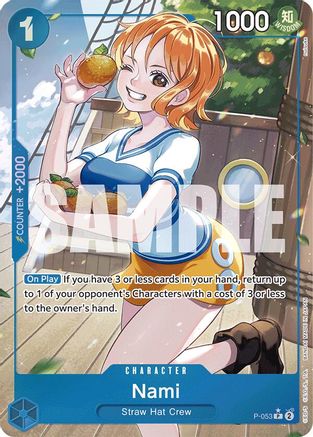 Nami (P-053) (Full Art) (P-053) - [Premium Booster -The Best-] Foil