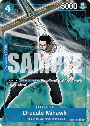 Dracule Mihawk (ST03-005) (Full Art) (ST03-005) - [Premium Booster -The Best-] Foil