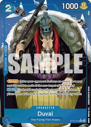 Duval (Full Art) (ST12-014) - [Premium Booster -The Best-] Foil
