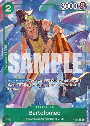 Bartolomeo (P-029) (Full Art) (P-029) - [Premium Booster -The Best-] Foil
