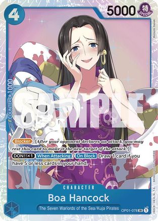 Boa Hancock (OP01-078) (Reprint) (OP01-078) - [Premium Booster -The Best-] Foil