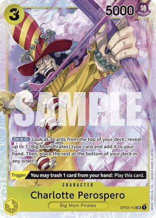Charlotte Perospero (Reprint) (OP03-113) - [Premium Booster -The Best-] Foil