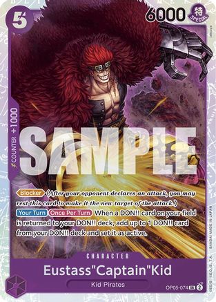 Eustass"Captain"Kid (Reprint) (OP05-074) - [Premium Booster -The Best-] Foil
